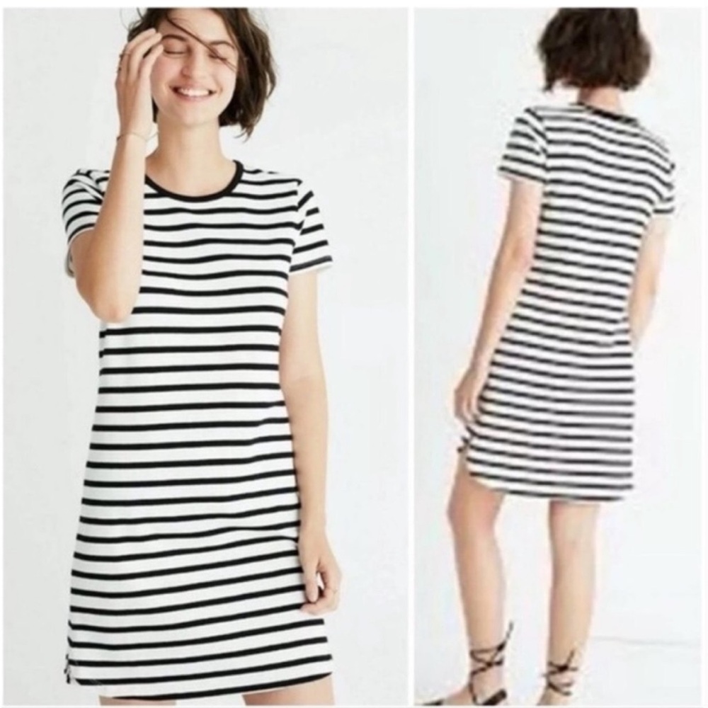 🔥2 FOR $30🔥 NWT MADEWELL STRIPED RINGER DRESS